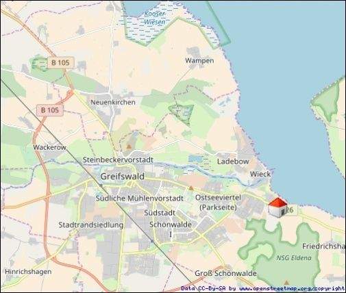 Reihenmittelhaus Greifswald Eldena - 5 Zimmer, 135 m&sup2;, 1.450&euro; | Angebot:25663493