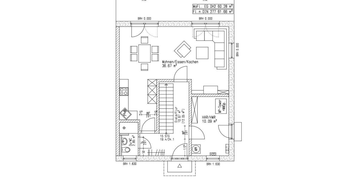 Doppelhaushälfte Greifswald Groß Schönwalde - 4 Zimmer, 110 m&sup2;, 1.800&euro; | Angebot:26439532