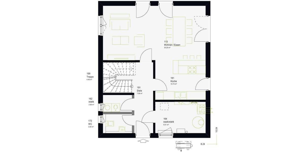 Mehrfamilienhaus, Wohnhaus Greifswald Nördliche Mühlenvorstadt - 4 Zimmer, 134 m&sup2;, 244.459&euro; | Angebot:26820423