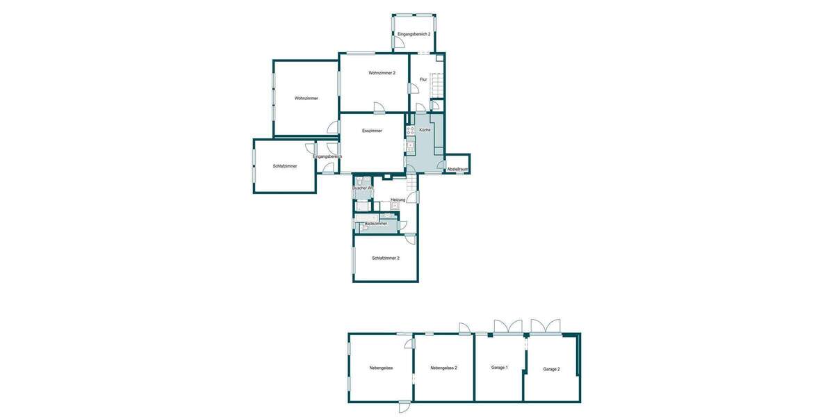 Doppelhaushälfte Züssow - 7 Zimmer, 183 m&sup2;, 195.000&euro; | Angebot:25650600