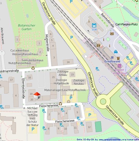 Etagenwohnung Greifswald - 2 Zimmer, 41 m&sup2;, 439&euro; | Angebot:24953886