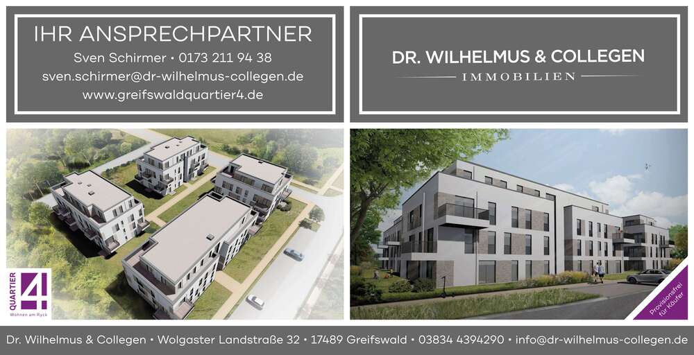 Etagenwohnung Greifswald - 4 Zimmer, 95 m&sup2;, 528.500&euro; | Angebot:23016558