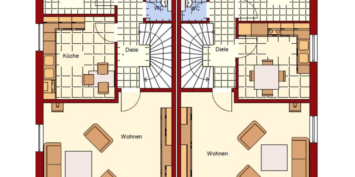 Doppelhaushälfte Steinhagen - 4 Zimmer, 112 m&sup2;, 1.250&euro; | Angebot:26416791