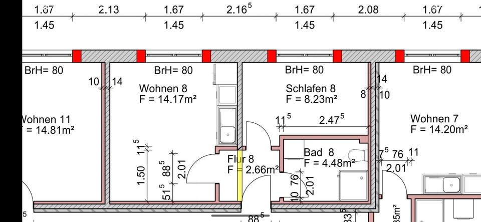 Etagenwohnung Greifswald - 2 Zimmer, 29 m&sup2;, 366&euro; | Angebot:25974687