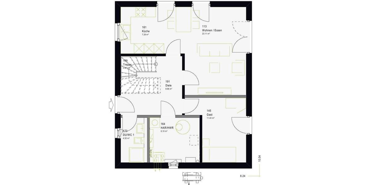 Einfamilienhaus Greifswald Obstbausiedlung - 5 Zimmer, 129 m&sup2;, 449.000&euro; | Angebot:26806067