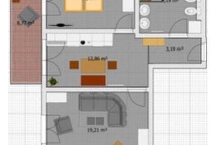 Wohnung Putbus - 2 Zimmer, 61 m&sup2;, 599&euro; | Angebot:26134947