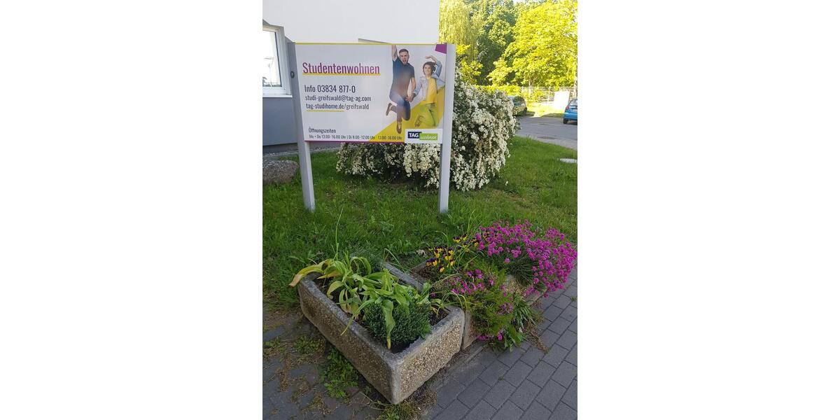 Etagenwohnung Greifswald Groß Schönwalde - 1 Zimmer, 20 m&sup2;, 161&euro; | Angebot:24892056