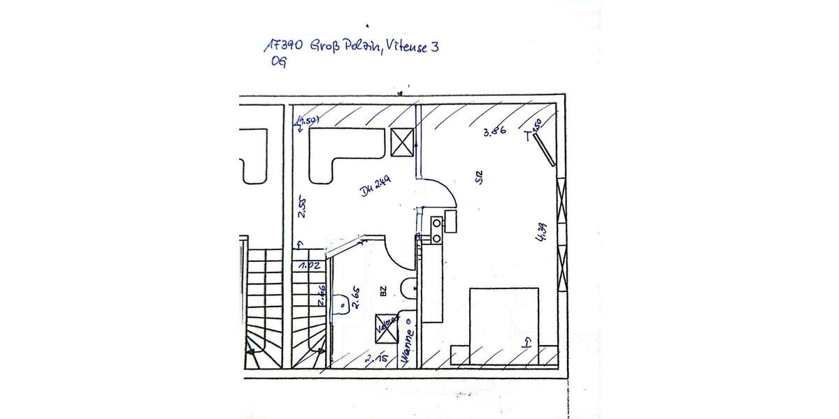 Doppelhaushälfte Groß Polzin - 3 Zimmer, 75 m&sup2;, 149.000&euro; | Angebot:25731316