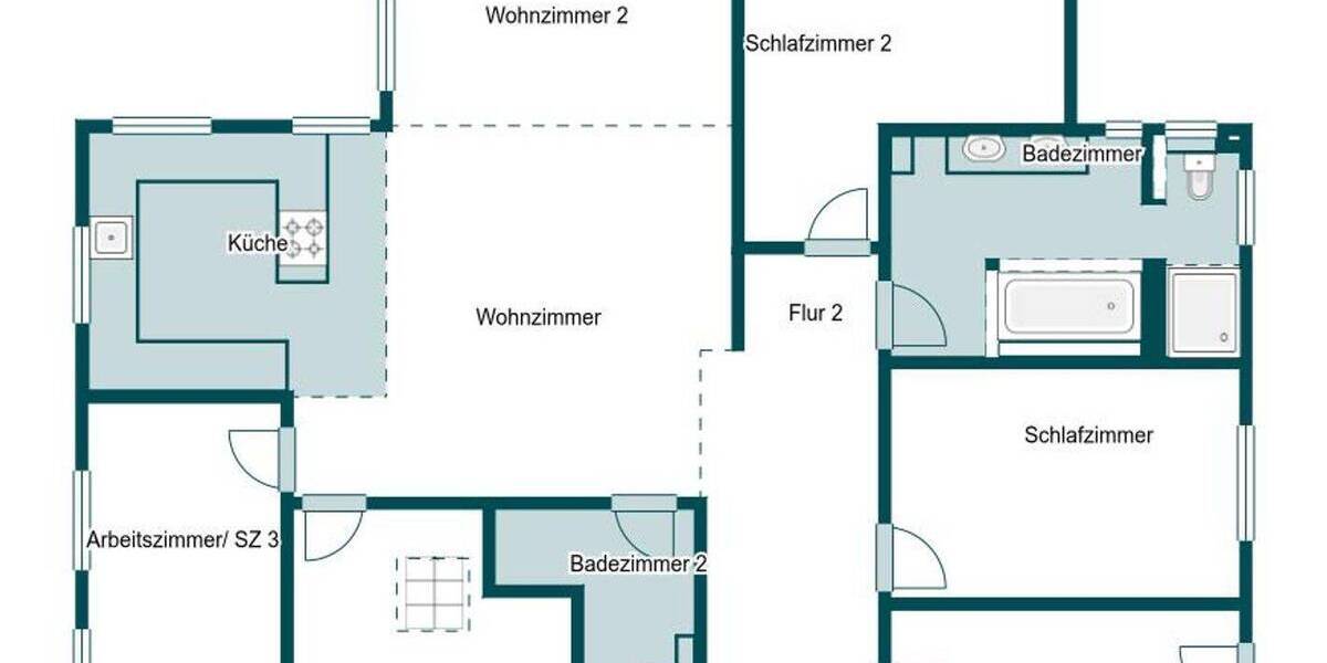 Bungalow Süderholz Kandelin - 5 Zimmer, 154 m&sup2;, 579.000&euro; | Angebot:26658642