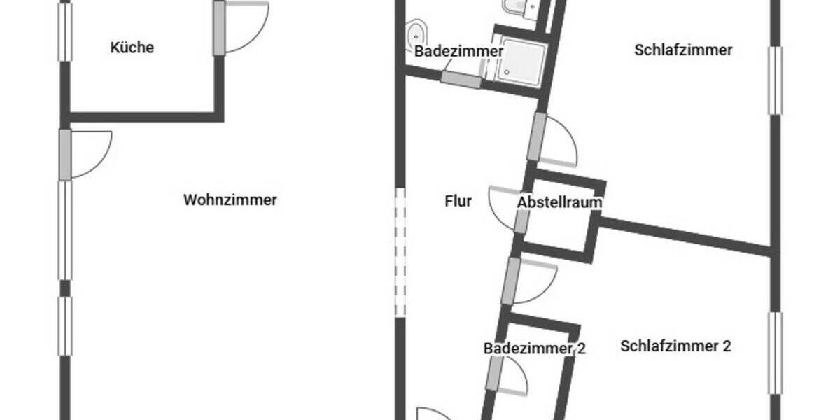 Etagenwohnung Greifswald Nördliche Mühlenvorstadt - 3 Zimmer, 104 m&sup2;, 290.000&euro; | Angebot:26556497