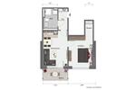Etagenwohnung Greifswald Groß Schönwalde - 2 Zimmer, 45 m&sup2;, 469&euro; | Angebot:26661625