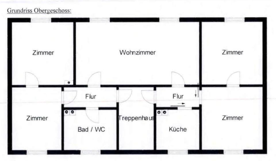 Etagenwohnung Jarmen - 5 Zimmer, 105 m&sup2;, 1.000&euro; | Angebot:25045792