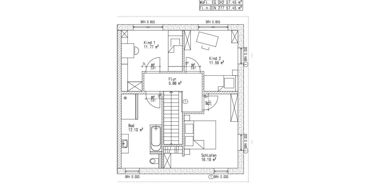 Doppelhaushälfte Greifswald Groß Schönwalde - 4 Zimmer, 110 m&sup2;, 1.800&euro; | Angebot:26439532