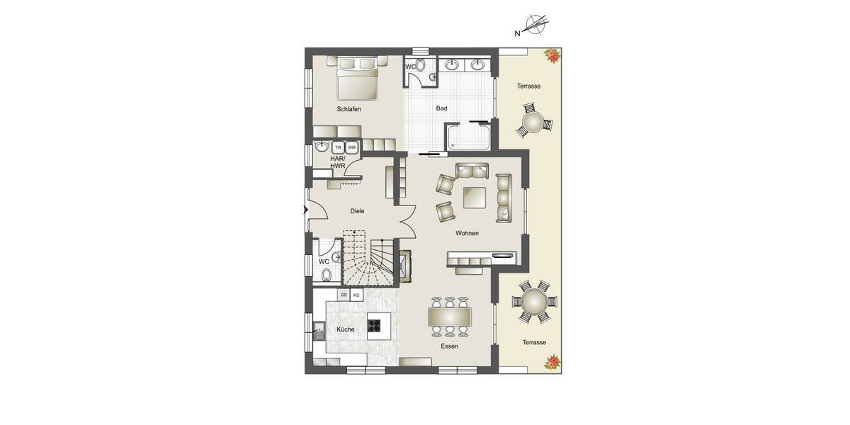 Einfamilienhaus Poseritz Puddemin - 4 Zimmer, 192 m&sup2;, 850.000&euro; | Angebot:26129496