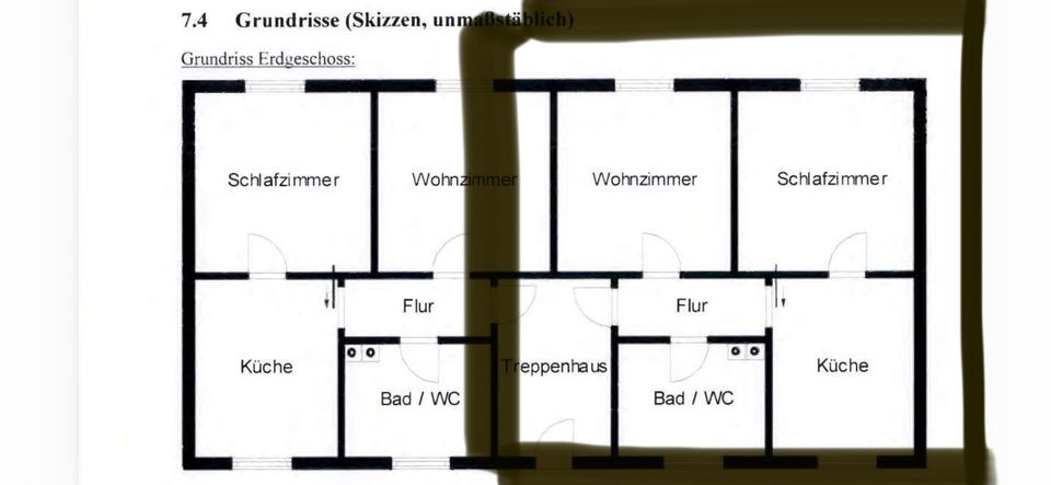 Hochparterre Jarmen - 2 Zimmer, 55 m&sup2;, 500&euro; | Angebot:25056235