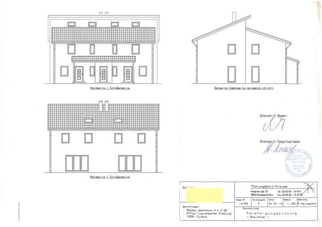 Doppelhaushälfte Putbus / Lauterbach Lauterbach - 4 Zimmer, 123 m&sup2;, 320.000&euro; | Angebot:25680506