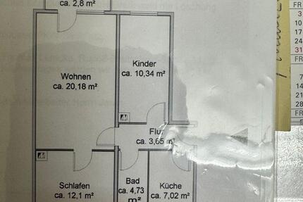 Wohnung Greifswald - 3 Zimmer, 59 m&sup2;, 710&euro; | Angebot:25232690