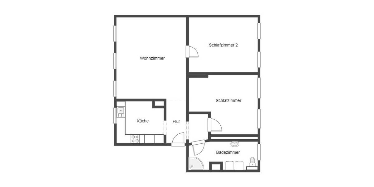 Etagenwohnung Peenemünde - 3 Zimmer, 76 m&sup2;, 130.000&euro; | Angebot:26686663